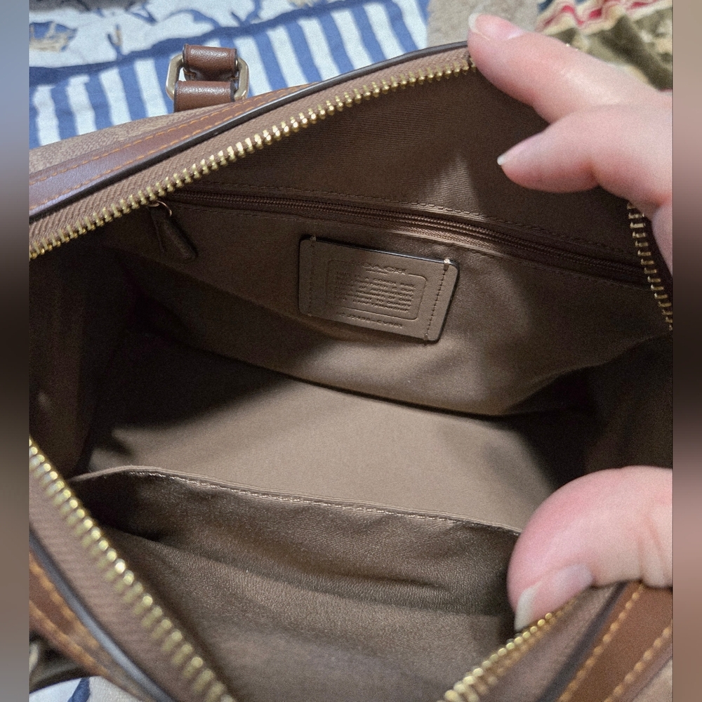 Rowan Satchel Bag In Signature Canvas - Picture 11 of 12